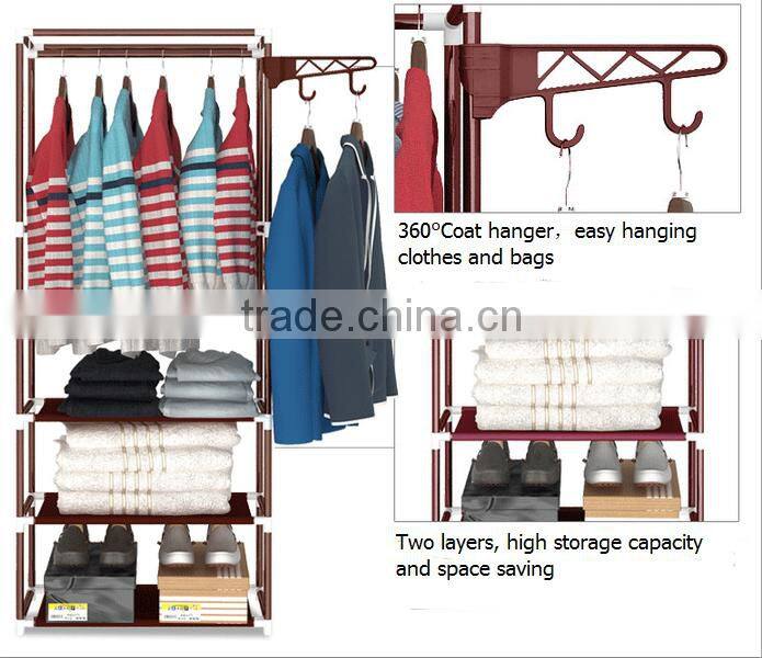 Removable home furniture clothes display rack