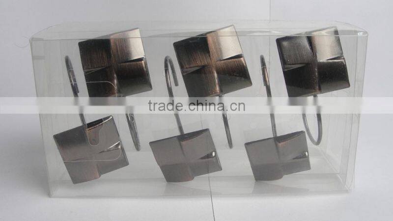 2015 Hot sale shower curtain hooks set for bathroom , best price shower curtain hooks/ custom shower curtain Hooks