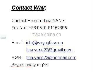 5~22mm different type of glass with high quality