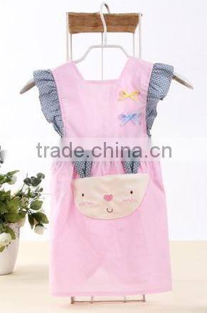 kids cotton apron/baby eating clothes/children painting apron/children apron/baby apron