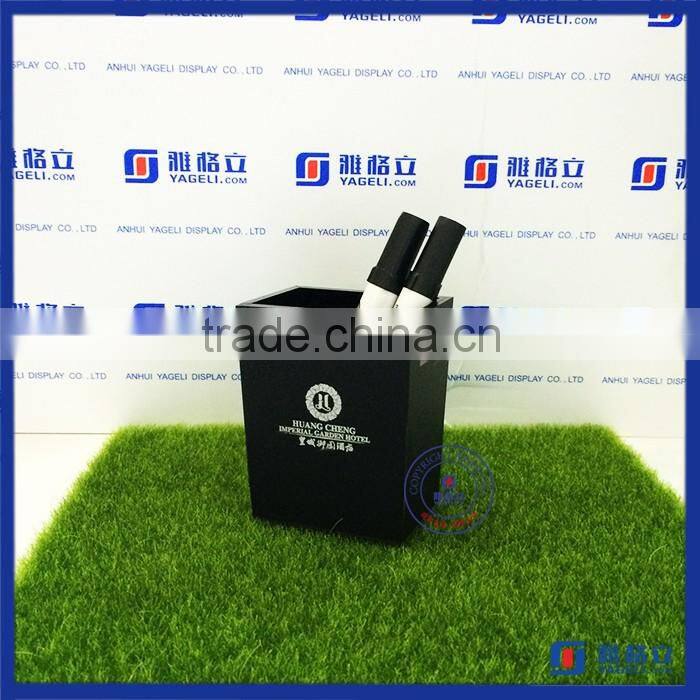 yageli factory reliable supplier clear acrylic pen display stand with client logo