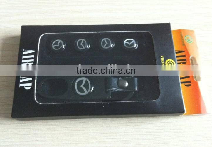 Copper Car Brands Logos Tyre Wheel Dust Cap Tire Valve Caps