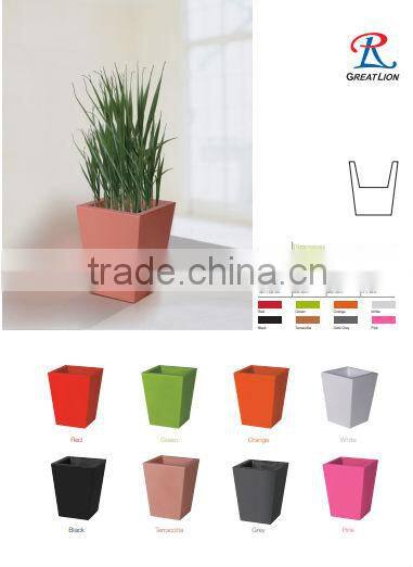 GR1240 LED Lighting Plastic Flower Pot/Planter, Garden Pot/Christmas Planter