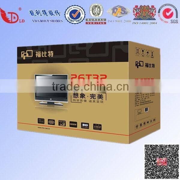 Wholesale paper box for LED TV shipping with good printing