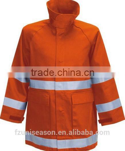Reflective fire retardant jacket