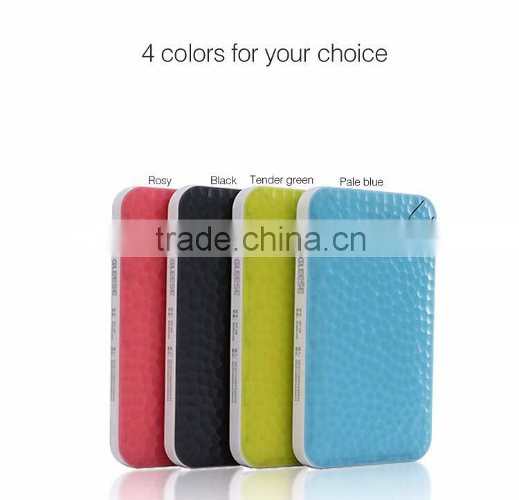 2016 Factory price 6000mah universal mobile cellphone power bank