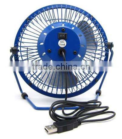 5V 4 inch usb metal fan