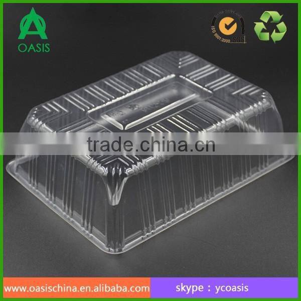 Transparent PS PP PET disposable plastic vegetable tray tomato tray