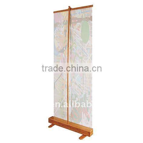 2014 Hot Sell 80*200cm Indoor Bamboo Roll up Banner