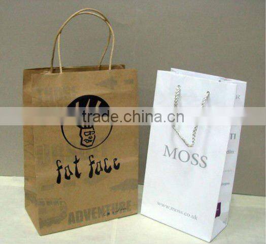 2016 new product promotional kraft paper shopping bag for Shopping,Gift,Cosmetic