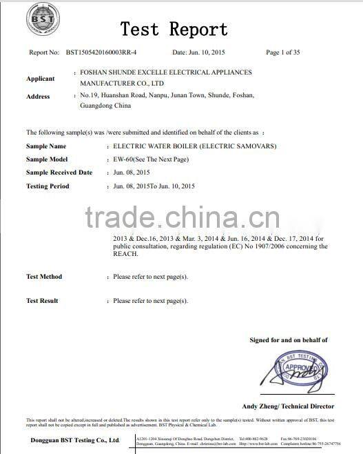 8L home/ office use double layer rapid portable electric drinking water boiler