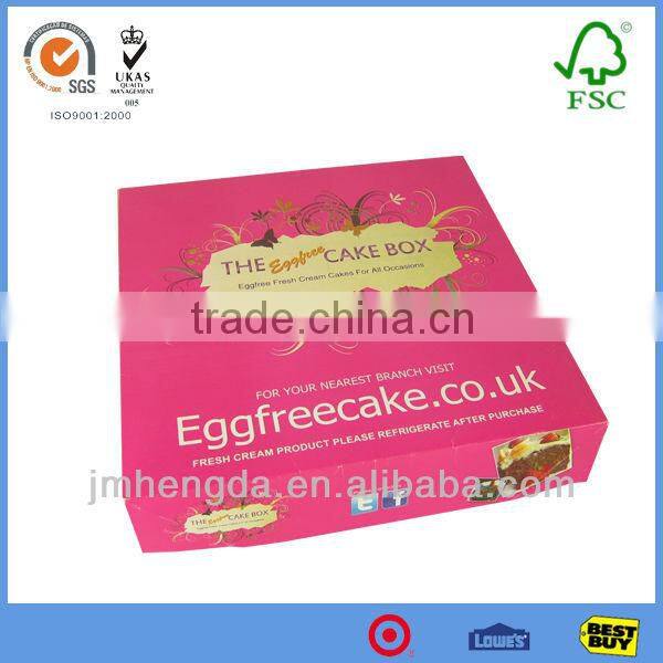 Eco-friendly Customized Cake Packaging Supplies With Rich Experiences