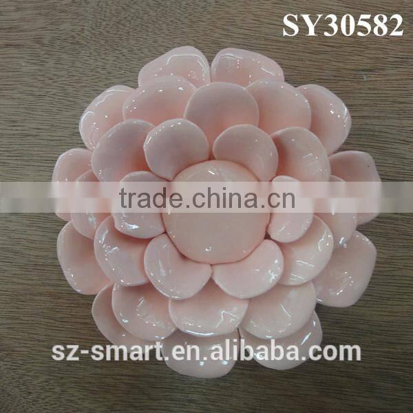 Souvenir handmake ceramic flower decoration