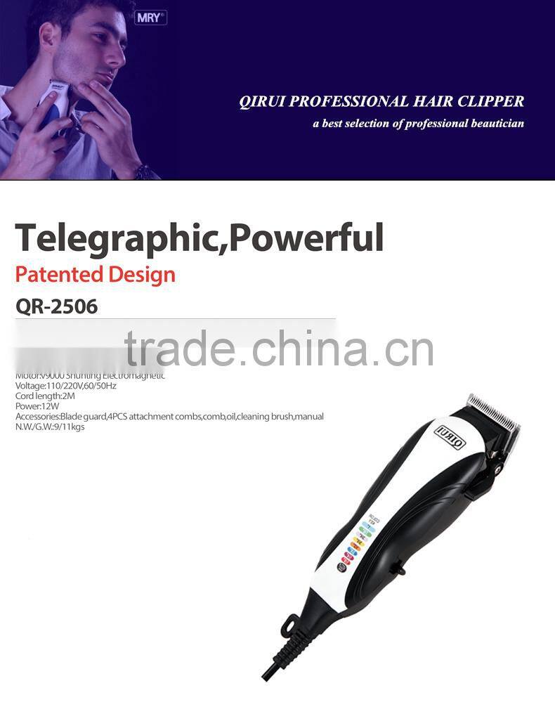 Christmas Gift for family Qirui AC human hair Trimmer Clipper