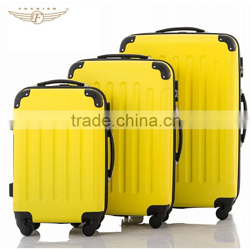 Hard Shell Fashion Travel Polycarbonate Polo Luggage Trolley Bags