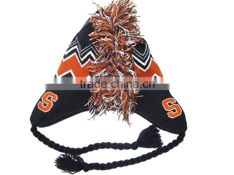 Wholesale winter warm knit cat hat