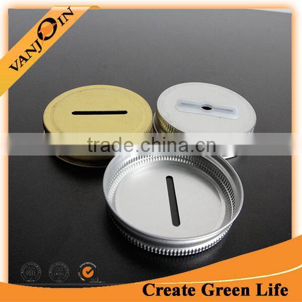 Regular Mouth 70mm Coin Slot Silver Lids