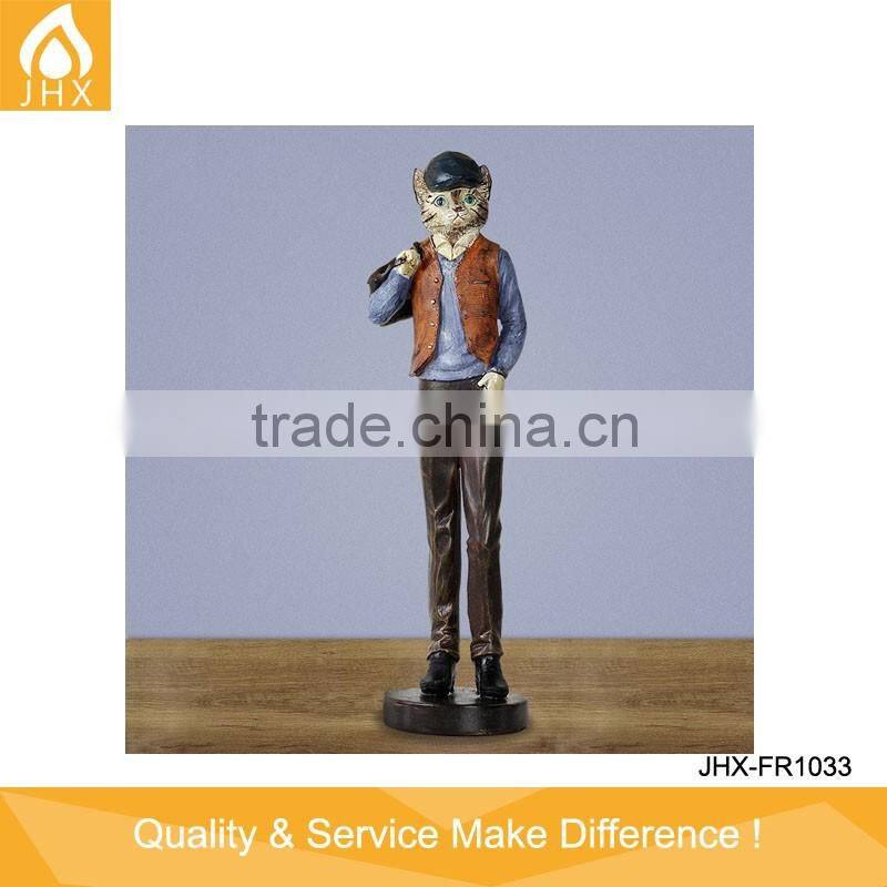 Newest Products Animal Resin Craft Cat Figurine