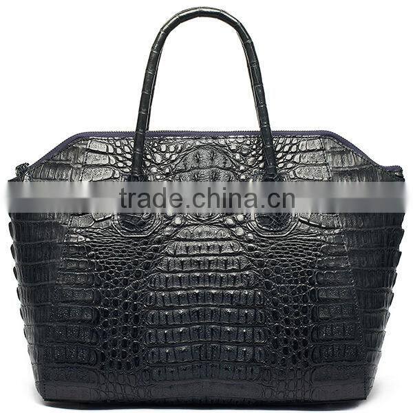Trendy Crocodile pattern italian brand handbag