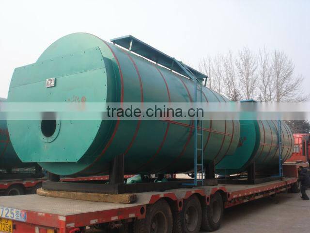 Gas fired hot water boiler