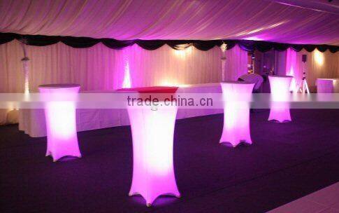 China Factory Iluminated Plastic Led Fashion Bottle Ice Bucket