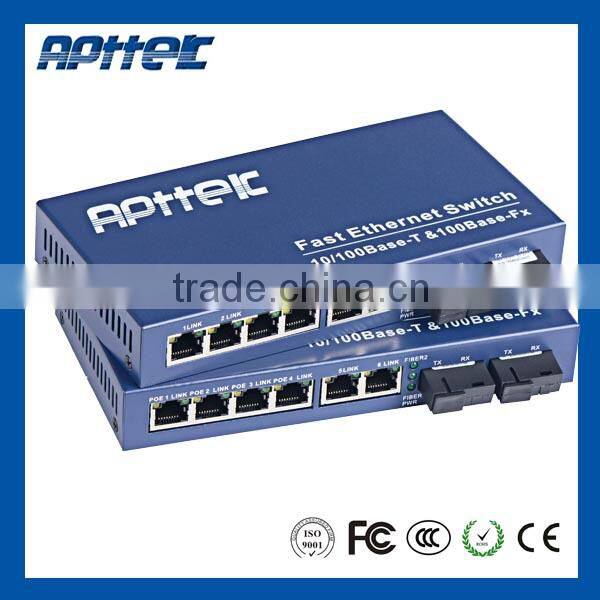 2 port switch poe 2 port fiber switch poe 100M 2 port switch poe