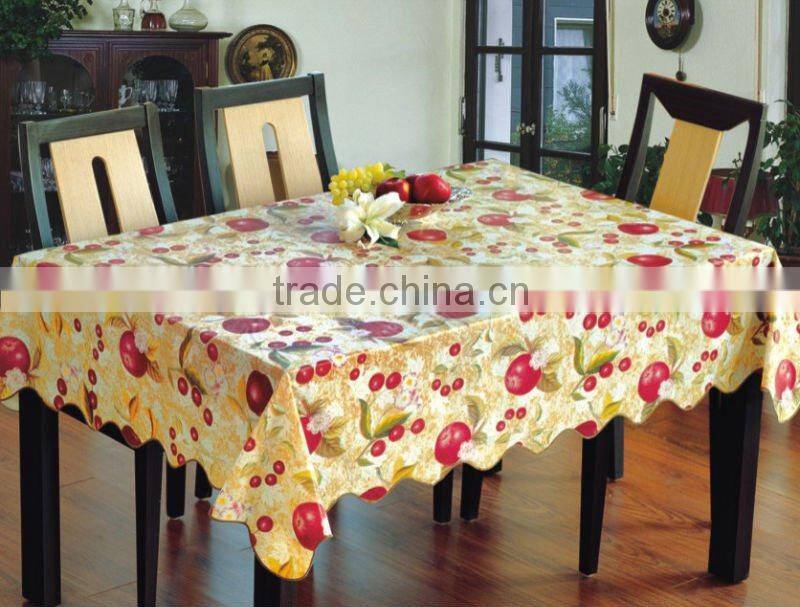 Embossing Lace-border Tablecloth