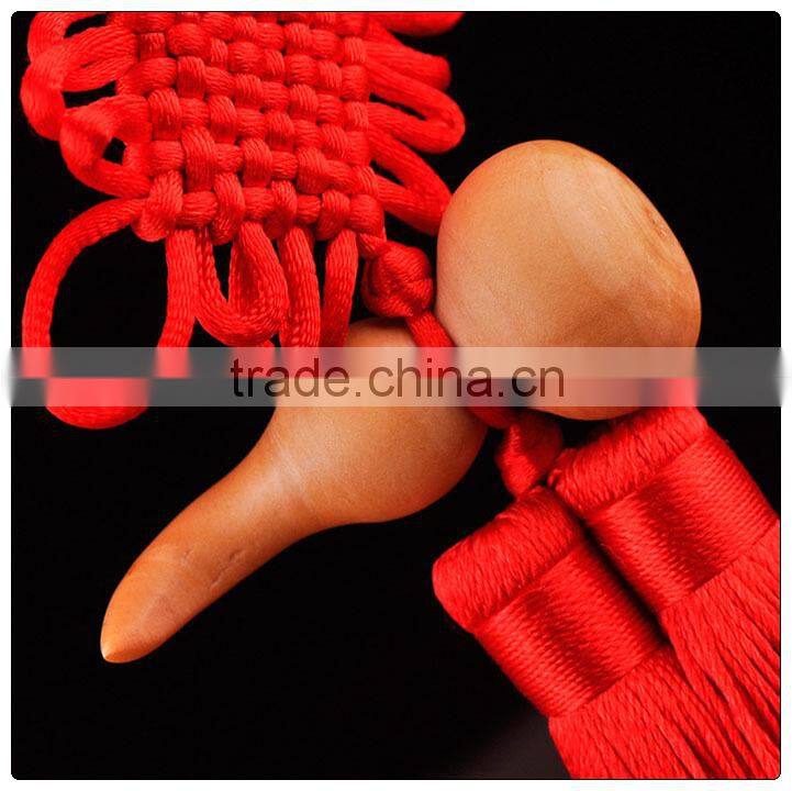 Peach wooden wen chang pen decoration