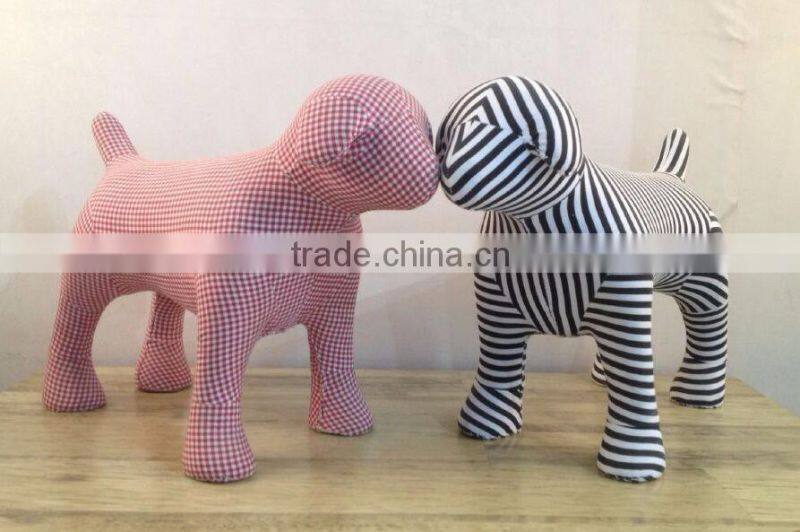 Display dog fabric dog wholesalers display dog mannequins dog mnnequin