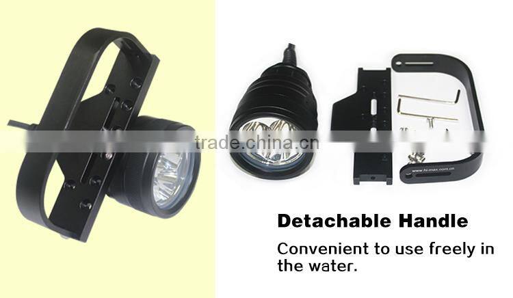 New Arrival Underwater Waterproof IPX8 Dive light LED Canister Flashlight