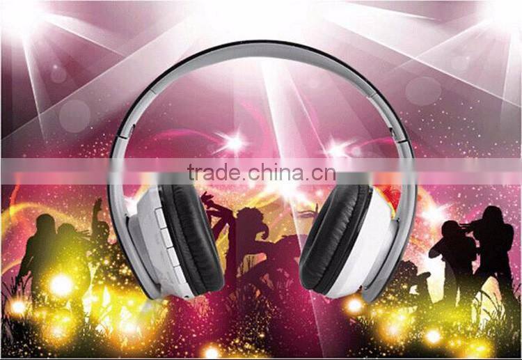 Big earpad high qulity sport bluetooth headphone Wireless Foldable Folding v4.0 bluetooth headphone sd card