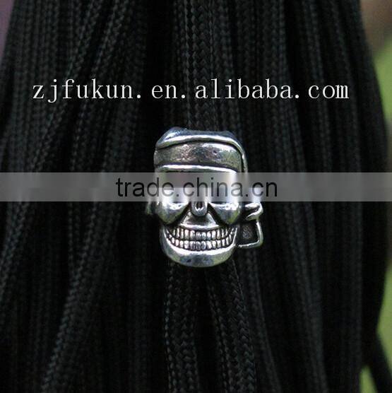 3 Dimensional 18*14MM Antique Silver / Gold Zinc Alloy Paracord Beads Charm DIY Jewelry Charms