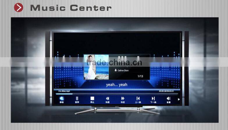 Android 4.2 tv box full HD media player 1080p support VGA dual core advestising media player hard disk media player with display