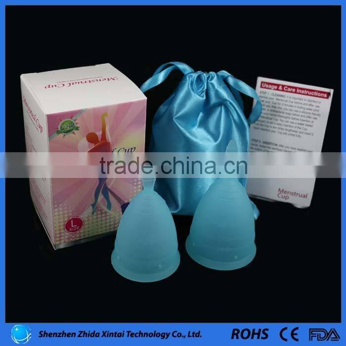 All medical grade silicone material made feminine used period cup accept 1 pc