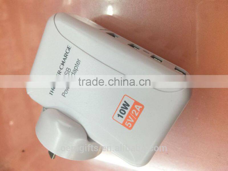 Promotion Universal 4-USB Ports AC Power Adaptor