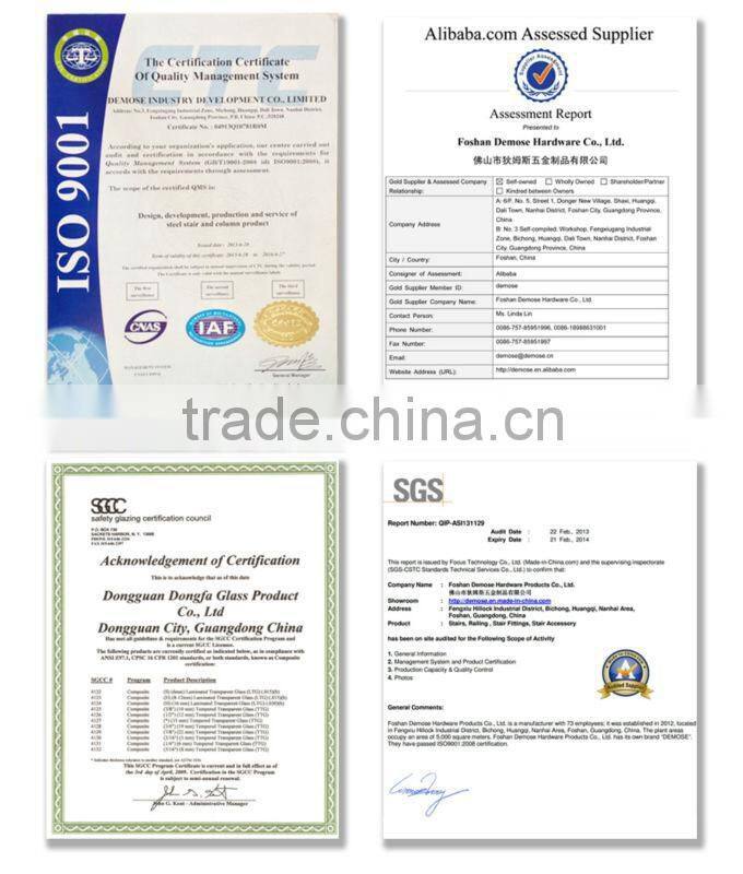 Foshan Demose stainless steel glass shower door hinge