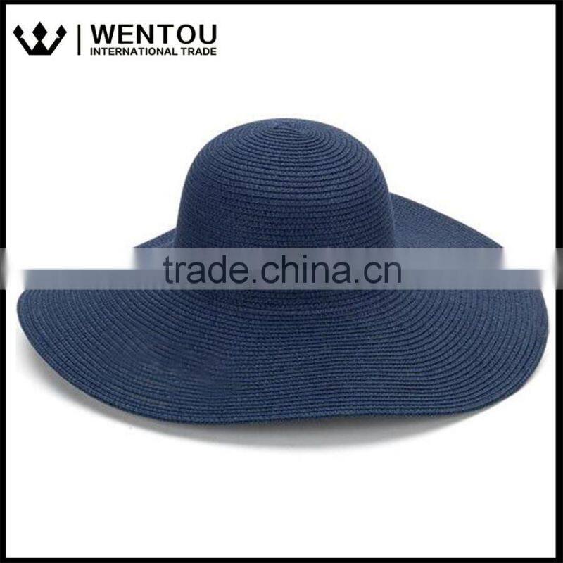 Monogrammed Floppy Straw Hat