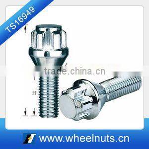 m12*1.5 lug bolt for car wheel locking bolt