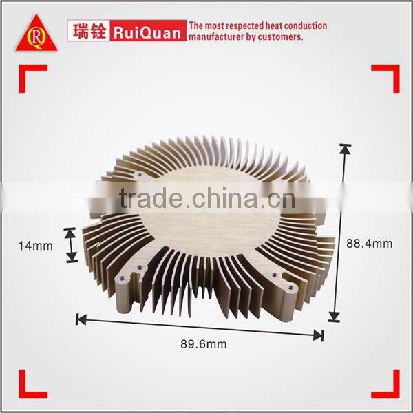 New Extruded Industrial aluminum VGA heatsink with anodizing and CNC machining
