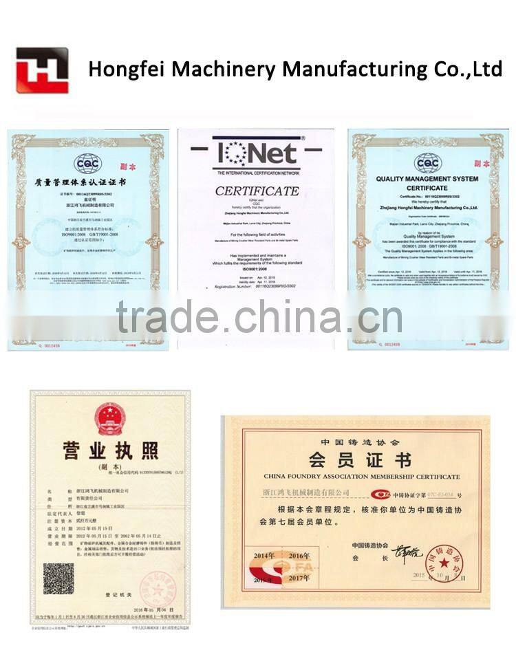 JAW PLATE FOR JAW CRUSHER HIGH MANGANESE JAW PLATE