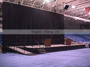 RP pipe & drape wedding decoration stage backdrops white