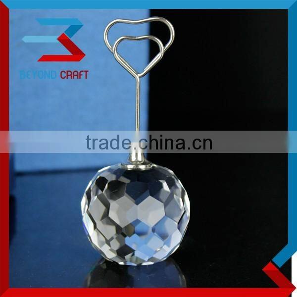 Shinning Fancy Heart Shape Wedding Guest Name Card Holder