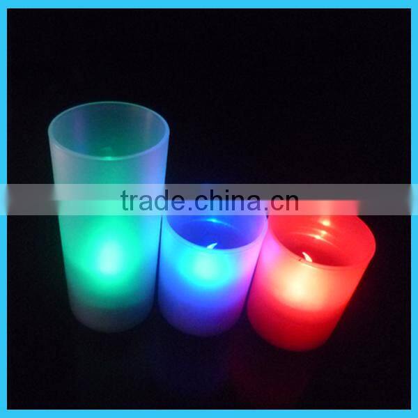 electronic led candle light with cup for home party wedding Christmas decorations and promotion gifts/mini led tea light candle