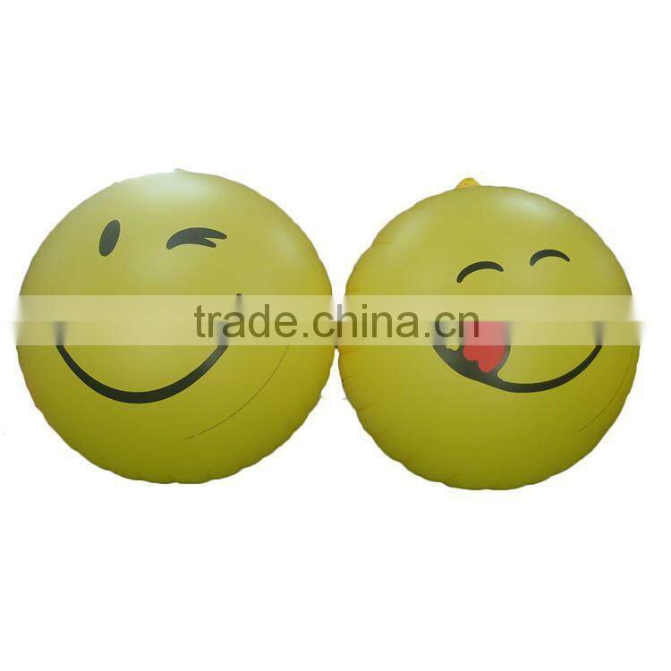 Licking the lips emoji face inflatable ball for advertising