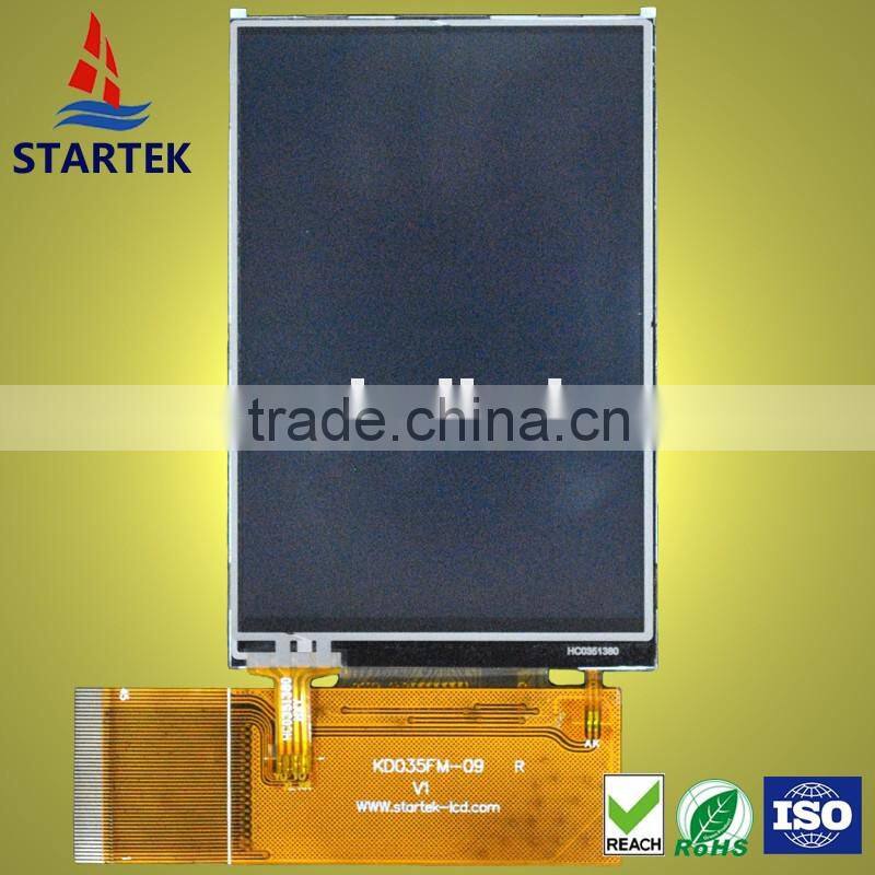 3.5 inch small LCD display IPS with high brightness 800nits and high contrast 1000:1