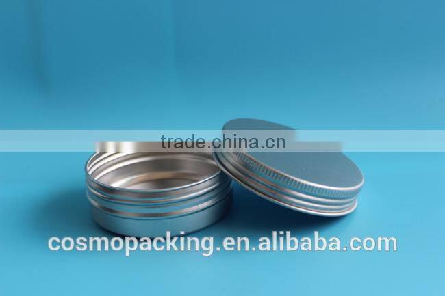 Latest design main product round aluminum candle tin box with lid