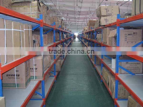 Adjustable longspan metal shelving for storage