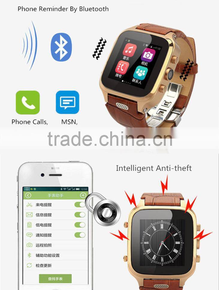2015 Newest Bluetooth Smart Watch W9 Waterproof MTK6572 1+8G 3G GSM Smart Watches