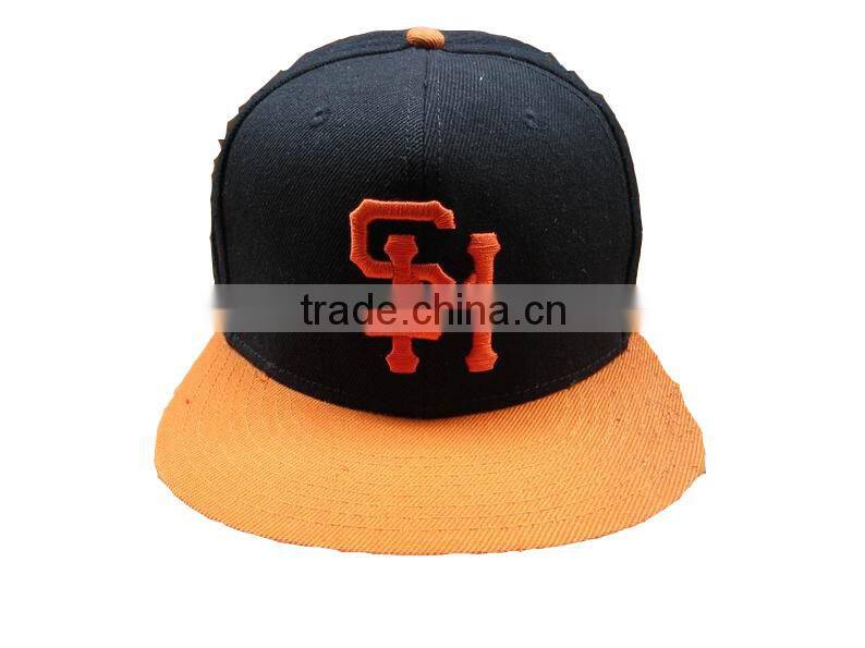 Hip hop style custom logo fashion snapback cap