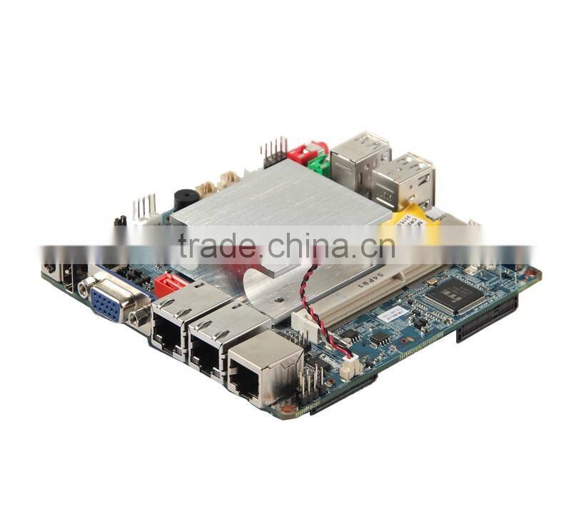 Intel J1900 small nano itx fanless mini pc dual lan VGA,HD display motherboard